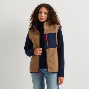 Eddie Bauer Chilali Faux Shearling Fleece Vest